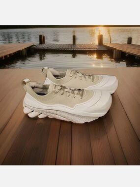 New Crocs Echo Surge Crackle Bark Beige Knit Sneaker Athletic 211560-0IP Mens 10